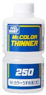 Mr.THINNER is necessary to thin paints and wash brushes. Mr.THINNER is a high quality material, so it is easy to use and mix with Mr.COLOR.
