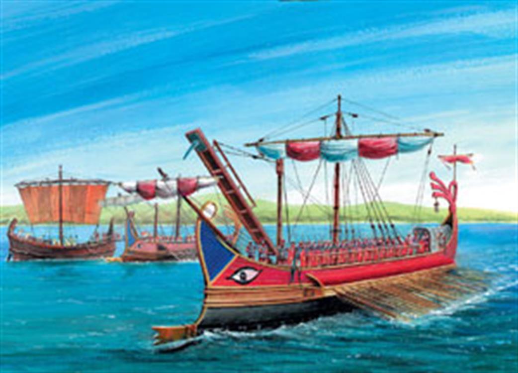 Zvezda 8515 Roman Trireme Rowing Warship 1/72