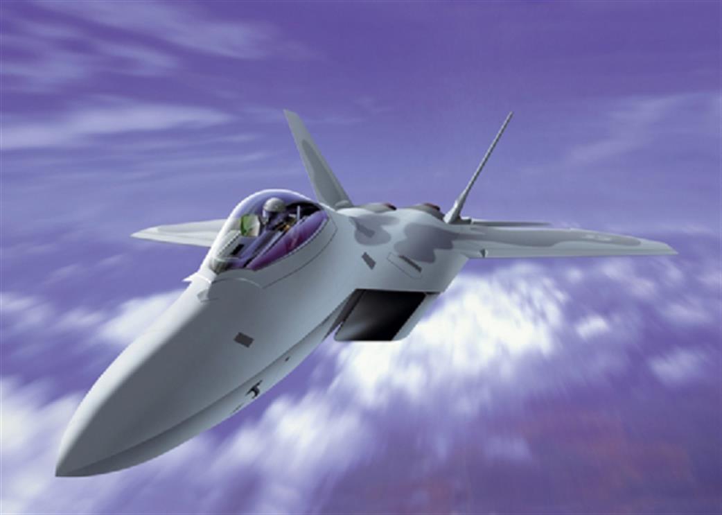 Italeri 1/72 1207 USAF F22- Raptor Pre Production Jet Fighter