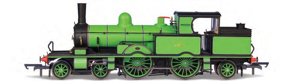 Oxford Rail OO OR76AR003 LSWR 488 Adams 4-4-2T Radial Tank LSWR Pea Green Livery