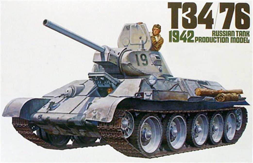 Tamiya 1/35 35049 Russian T34/76 Tank WW2