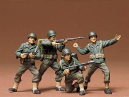 Tamiya U.S Army Infantry WW2 Plastic Figure Set 1/35 35013