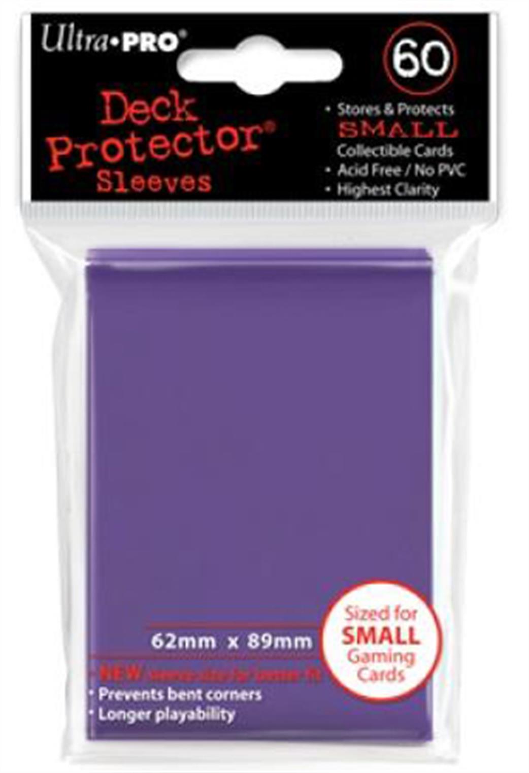 Ultra Pro  82971 60 Small Purple Deck Protectors