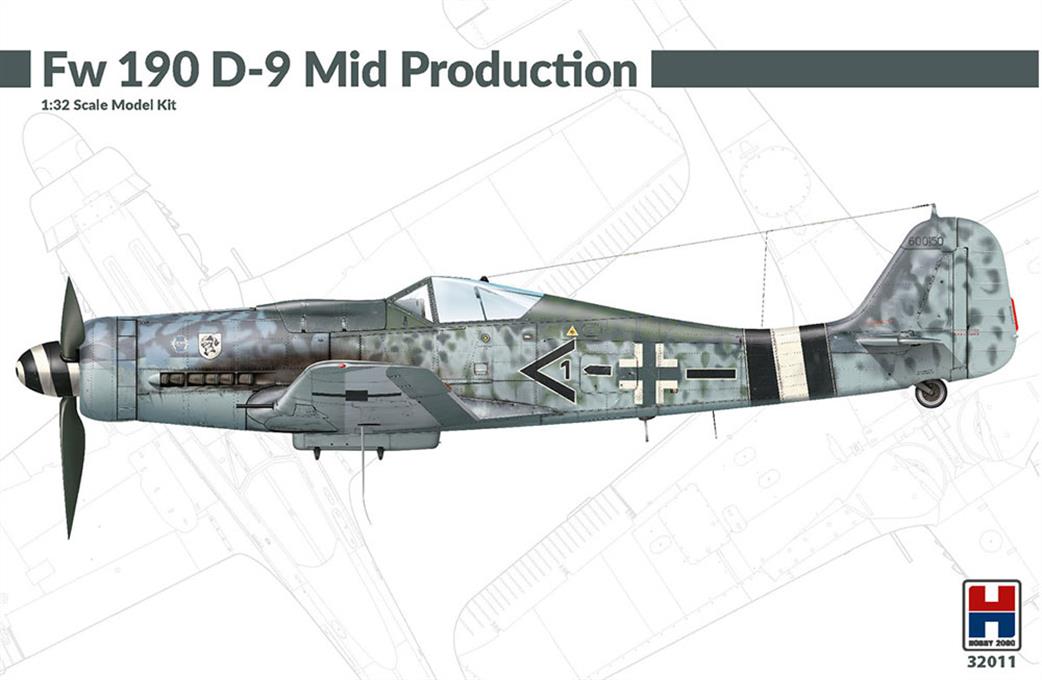 Hobby 2000 1/32 32011 Focke Wulf Fw190 D-9 Mid Production German WW2 Fighter