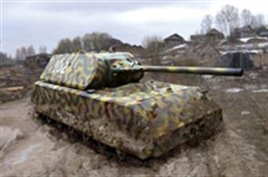 Zvezda 6213 1/100 Scale German Superheavy Tank - Maus
