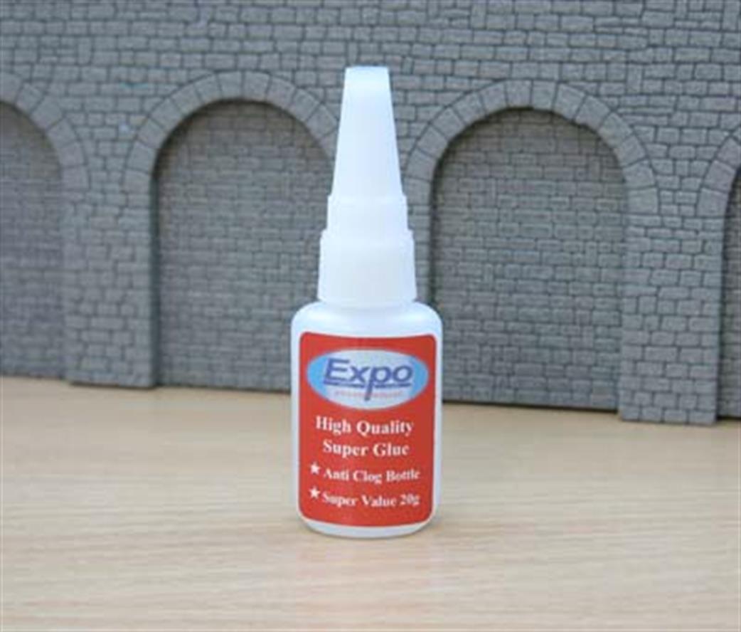 Expo 47022 Thick Grade Cyano Super Glue 10-12 Seconds 20gm Bottle