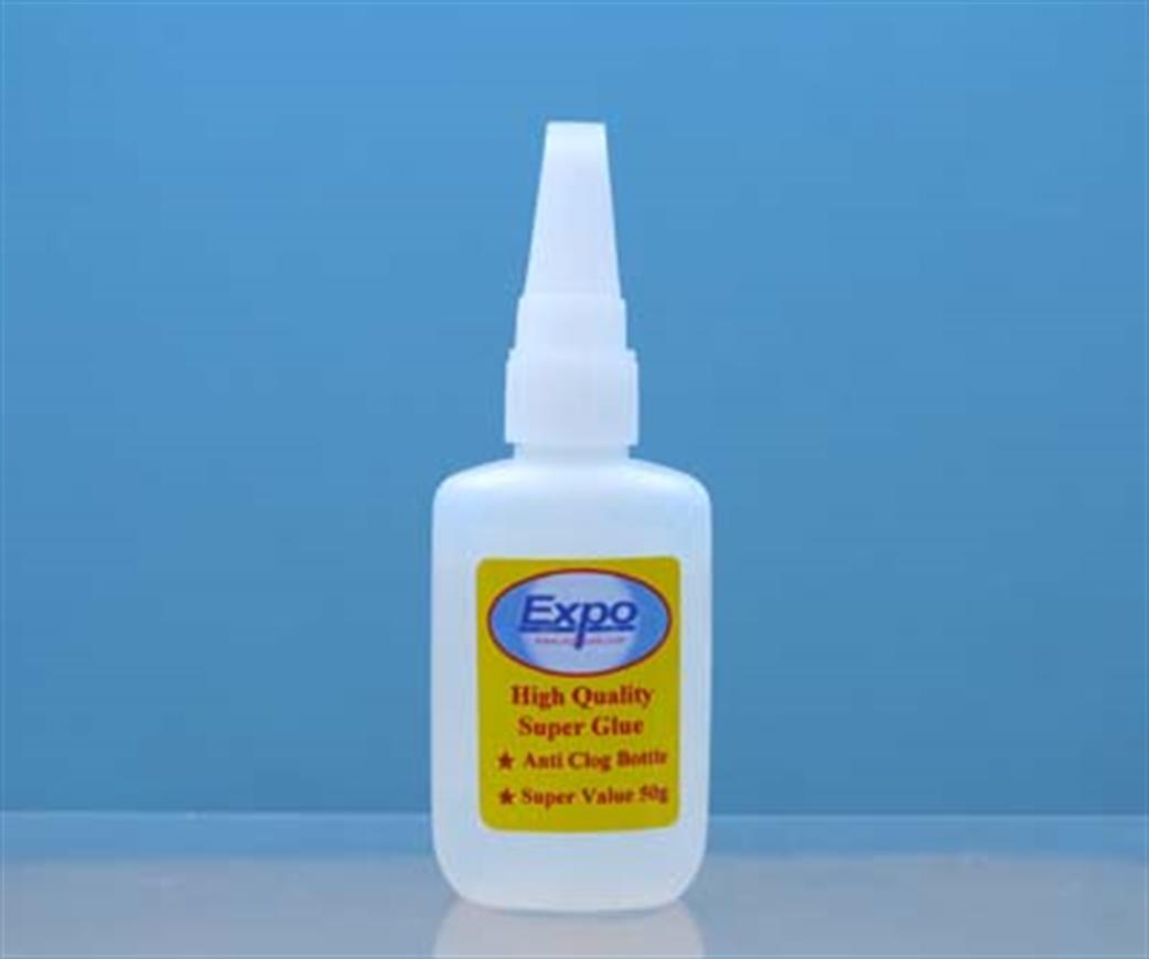 Expo 47024 Std Grade Cyano Super Glue 5-6 Seconds 50gm Bottle