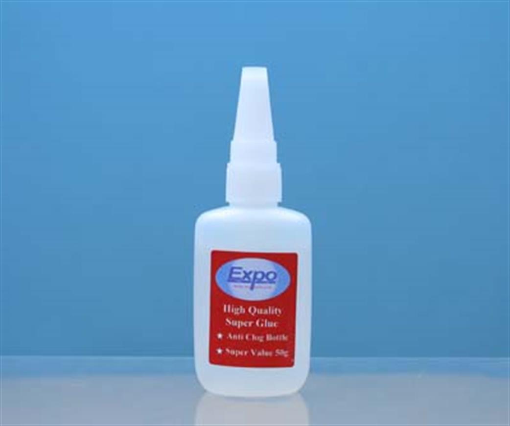 Expo 47025 Thick Grade Cyano Super glue 10-12 Seconds 50gm Bottle