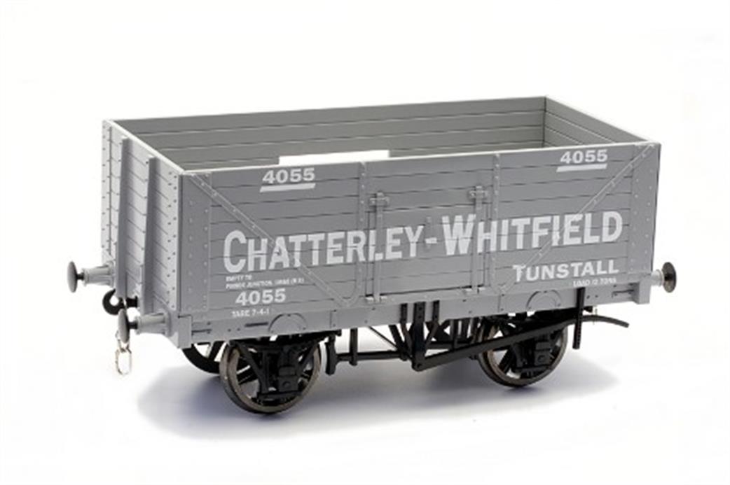 Dapol O Gauge 7F-080-003 Chatterley Whitfield 8 Plank Open Wagon RTR