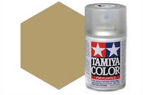 Tamiya TS68 Wooden Deck Tan Synthetic Lacquer Spray Paint 100ml TS-68These cans of spray paint are extremely useful for painting large surfaces, the paint is a synthetic lacquer that cures in a short period of time. Each can contains 100ml of paint, which is enough to fully cover 2 or 3, 1/24 scale sized car bodies.
