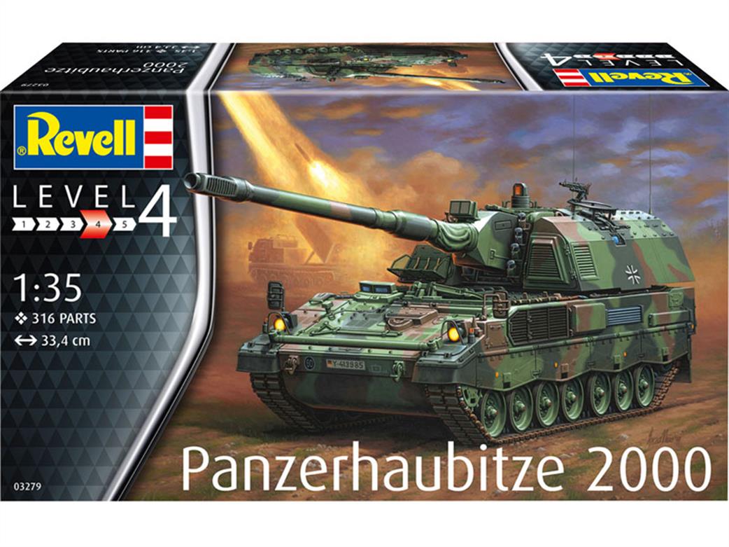 Revell 1/35 03279 Panzerhaubitze 2000 Tank Kit