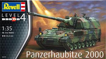 Panzerhaubitze 2000 Tank KitNumber of Parts 182    Length 333mm
