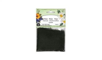 Fine charcoal grey/black pollen scatter.Use Charcoal for Poppies, Daffodils, Tulips and more! 1.8 in3 (29.4 cm3)