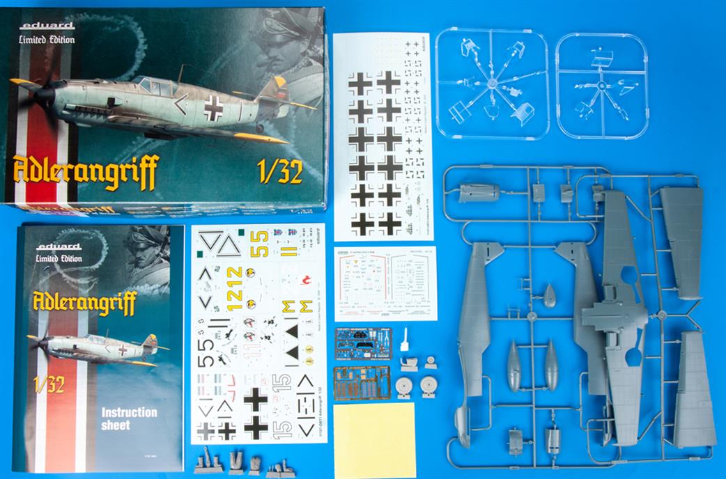 Eduard 11107 Adlerangriff Bf109E In The Battle Of Britain Ltd Ed. Plastic Kit 1/32