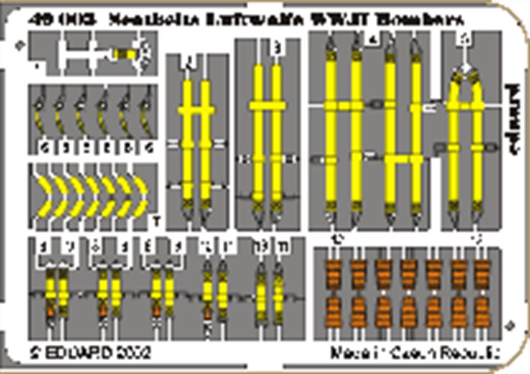 Eduard 1/48 49003 Seatbelts WW2 Luftwaffe Bombers Pre-painted