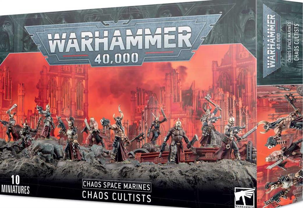 Games Workshop 28mm 43-88 Chaos Space Marine Chaos Cultists