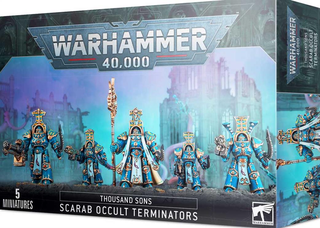 Games Workshop 28mm 43-36 Thousand Sons Scarab Occult Terminators