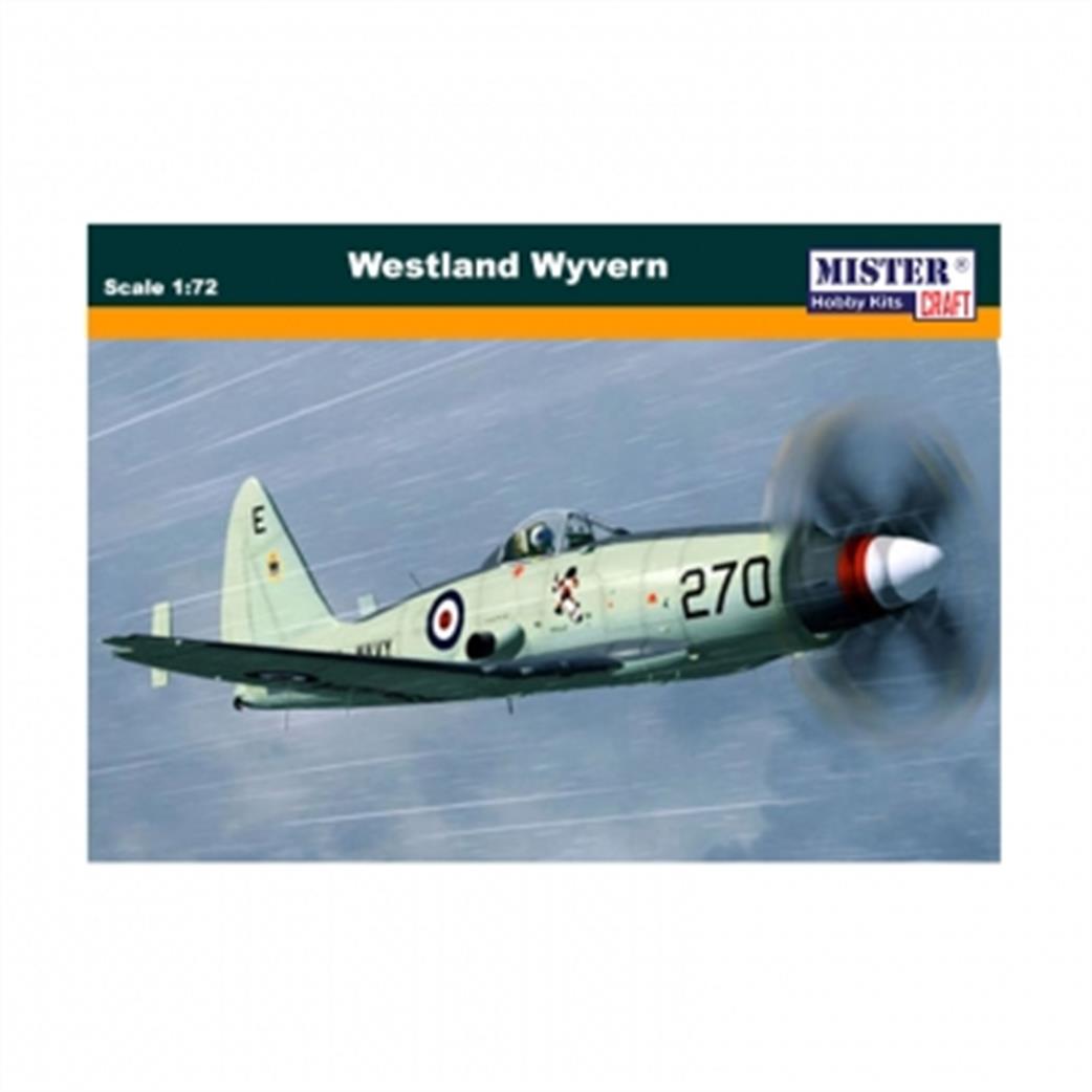 MisterCraft 1/72 MCDWY Westland Wyvern RN Fighter Aircraft