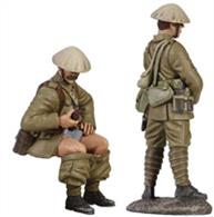 W Britain "When Nature Calls" 1916 British Infantry Trench LifeA subject not often discussed in First World War life.1/30 ScaleMatt Finish