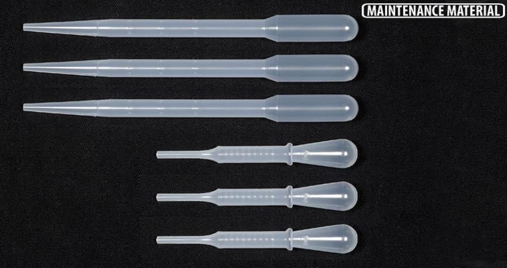 Tamiya  87124 Pipettes 3 Large & 3 Small Pack of 6