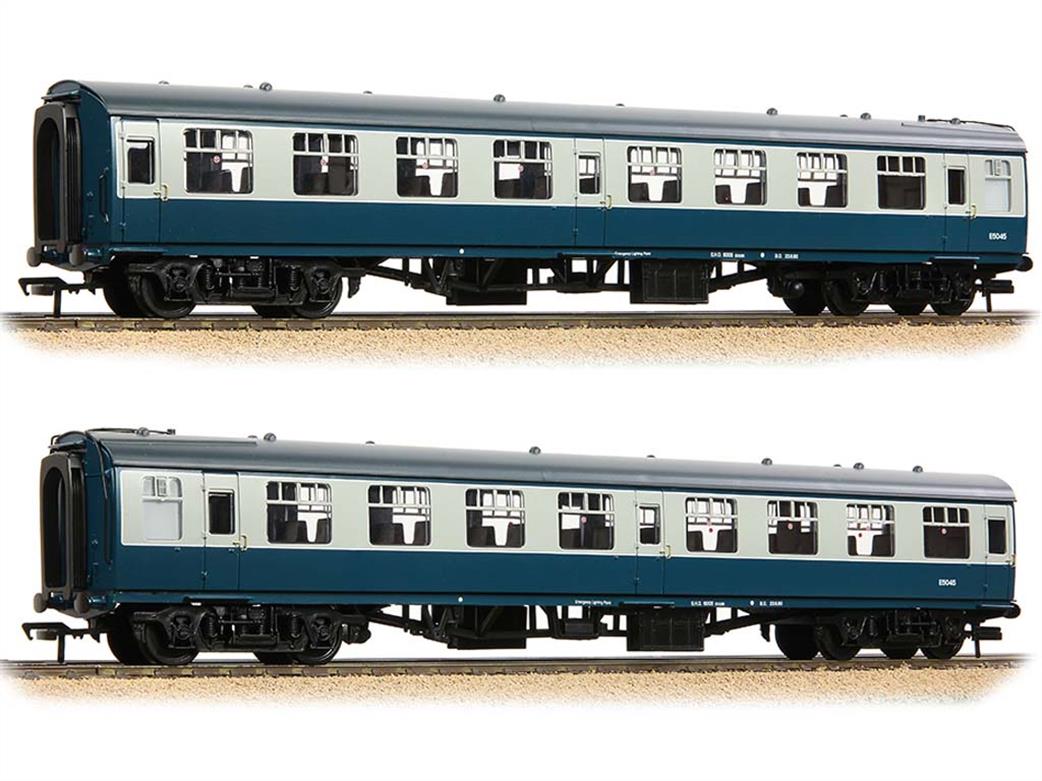 Bachmann OO 39-050J BR Mk1 TSO Second Class Open Coach Blue & Grey