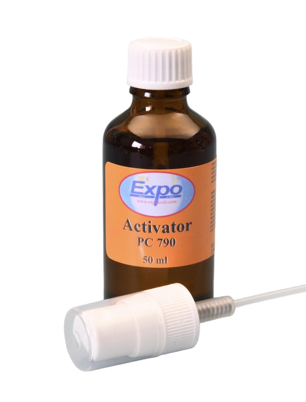 Expo  47045 PC790 Brush On Cyano Super Glue Activator 50ml