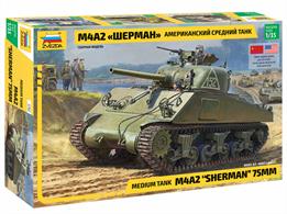 New tooling from Zvezda of the Sherman Tanks