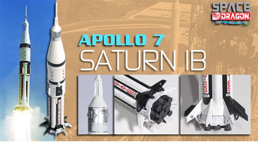 Dragon Wings 1/400 56242 Apollo 7 Saturn 1B Rocket  Launched October 11th 1968