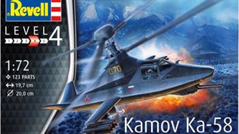 Revell 103889 /72 Russian Kamov Ka-58 Stealth Helicopter Kit