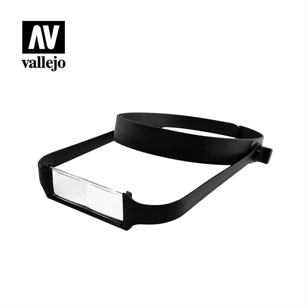 Vallejo  VALT14001 Lightweight Headband  Magnifier With 4 Lenses