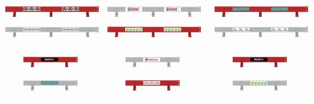 Scalextric 1/32 C8191 Crash Barriers with Stickers