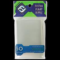 50 sleeves per package. Package Color Code: Purple. Fits Cards of This Size: 2 5/16" x 3 9/16" (59x92 MM). Examples of games with cards that this sleeve will fit: Agricola™, Dominion™, Lord of the Rings: The Board Game (1st Edition)™, BattleLore™, San Juan™