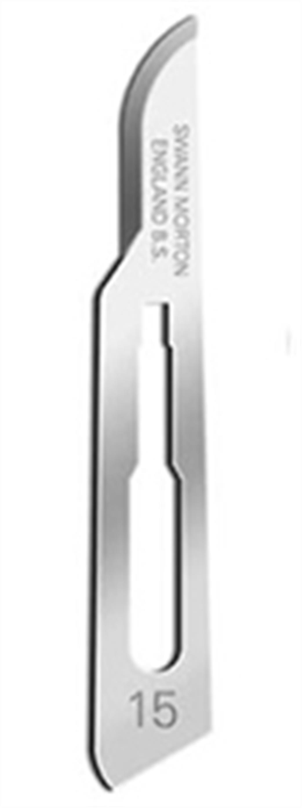 Swann Morton  0105 Number 15 Scalpel Blade Pack of 5 for No.3 Handle