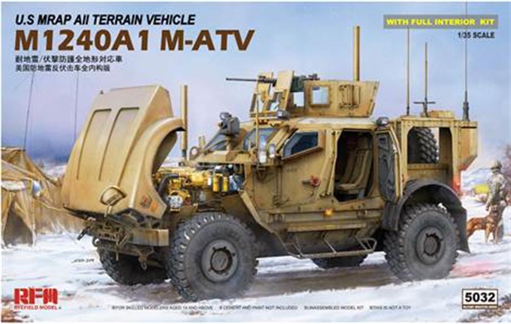Rye Field Model 1/35 RM5032 M-ATV (MRAP ALL TERRAIN VEHICLE) M1024A1