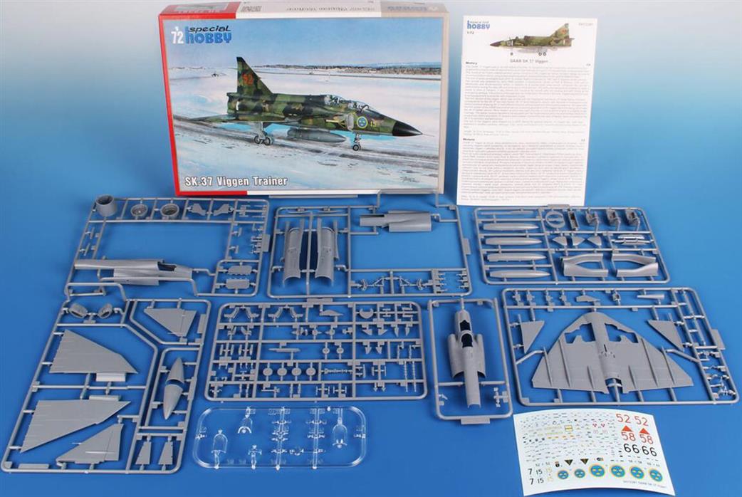 Special Hobby 72381 SK-37 Viggen Trainer Plastic Kit 1/72