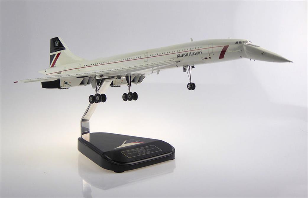 Bravo Delta 1/100 BD005AG-BOAA BA Concorde BOAC Landor Classic Livery Gear Down