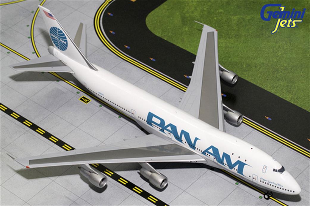 Gemini Jets 1/200 G2PAA619 Pan Am Boeing 747-100 Airliner Billboard Livery