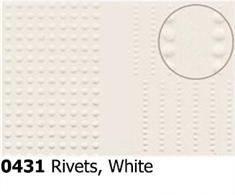 Embossed styrene plastic sheet with a range of rivet patterns.Ideal for modelling rivetted iron and steel structures, the patterns include single and double rows, large areas and patterns, as found on jointing and strengthening plates.
