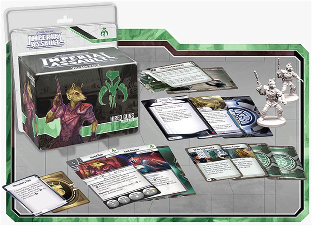 Fantasy Flight Games  SWI16 Hired Guns Villain Pack for Star Wars Imperial Assault