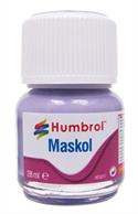 Humbrol Maskol Masking Fluid 28ml Bottle MK28 AC5217An easy to use rubber based solution that stops surfaces being painted once applied and can then be simply removed by peeling off.