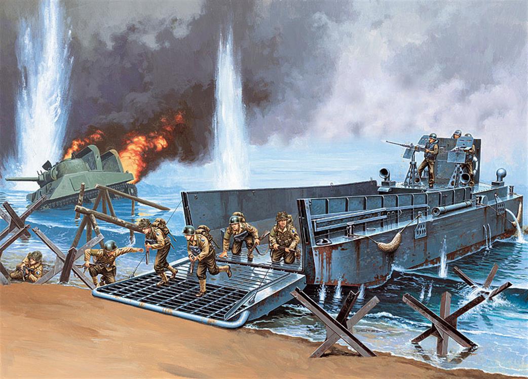 Italeri 1/35 6436 USS LCM 3 50ft Landing Craft WW2