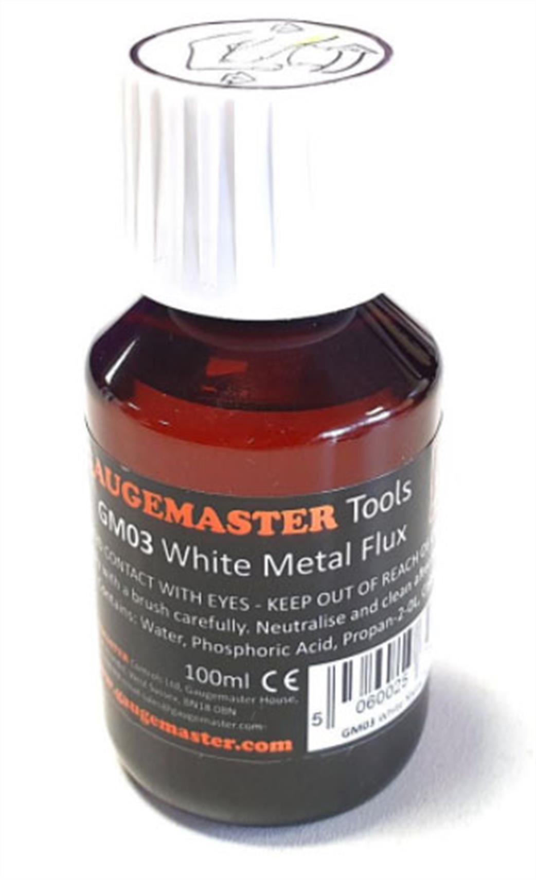 Gaugemaster  GM03 White Metal Flux 50ml