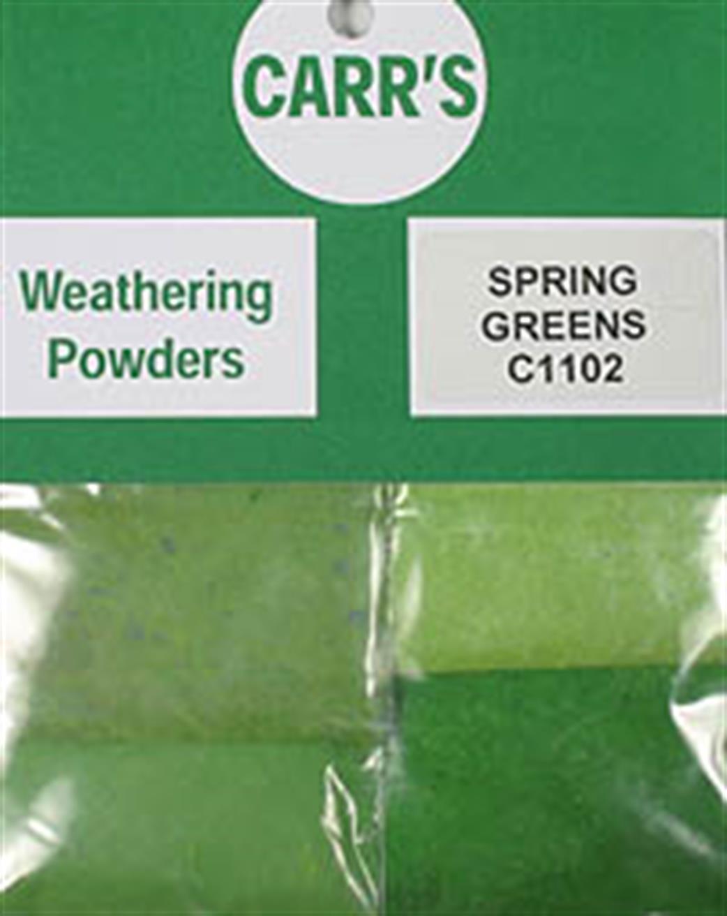 Carrs  C1102 Spring Greens Weathering Powders