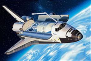 Revell 1/144 Space Shuttle Atlantis Kit 04544Length 252mmNumber of Parts 64Wingspan 167mmGlue and paints are required