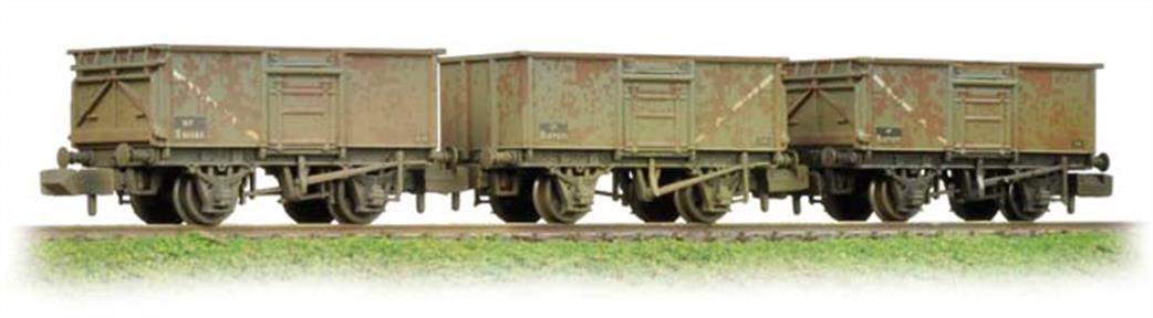 Graham Farish N 377-235B BR 16-Ton Mineral Wagons Pack of Three Grey