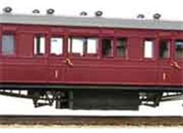 New highly detailed models of the South Eastern &amp; Chatham Railway (SECR) 60-feet length passenger stock featuring raised, glazed lookouts in the roof over the guard's compartments referred to as a birdcage lookout due to the similarity to an aviary enclosure. These distinctive coaches had long service lives, the Southern Railway investing in electric trains rather than building new steam hauled stock suburban services. These SECR coach sets, along with many other pre-grouping suburban coaches will still in service into the British Railways period after 1948.This coach is painted in the British Railways crimson livery, ideal for use with the many former Southern Railway locomotives and BR Standard class 4MT 4-6-0 and 2-6-4 tank engines which worked on the Southern. Era 4 1948-1956 (BR early emblem period)