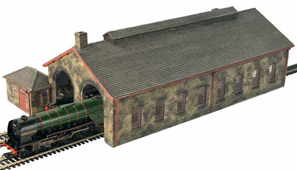 Bachmann OO 44-0157 Two Road Engine Shed Scenecraft Range