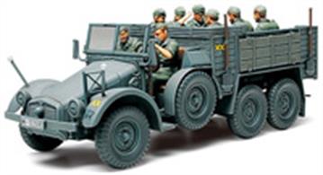 Tamiya 32534 1/48 Scale German Kruppe Protze 6 x 4 TruckLength 107.5 mm