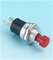 Economy type push toÂ make contact push button switch. 28mm long x 10mm diameter. Hole size required to fit 7mm.