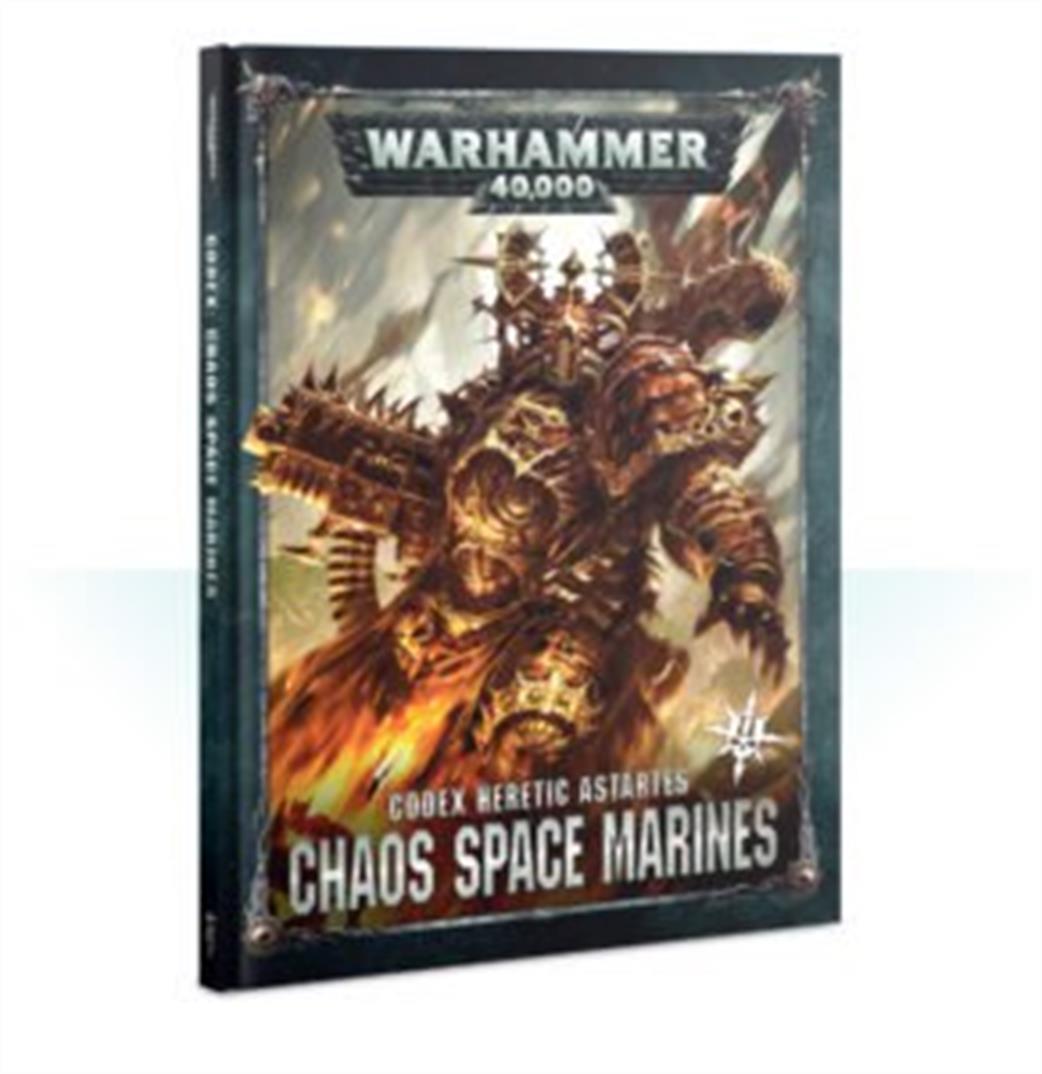 Games Workshop  60030102020 Chaos Space Marines Hardback 40K Codex (old)